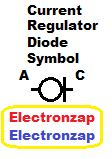 Current regulator diode schematic symbol diagram by electronzap