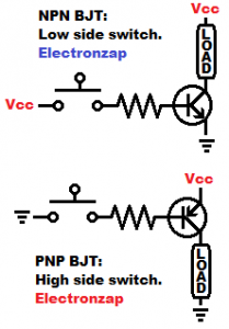 Bipolar Junction Transistor BJT Circuits Schematic Diagrams - Electronzap