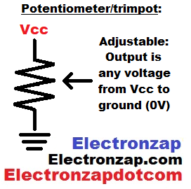 Brief Trimmer Potentiometer Trimpot Variable Resistor Voltage Divider ...